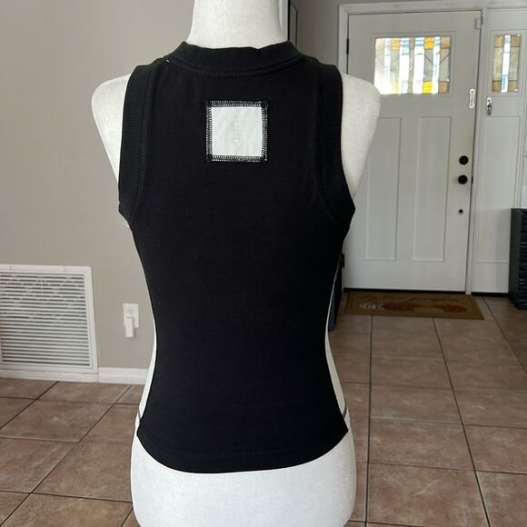 NWOT FREE PEOPLE MOVEMENT Women’s SLEEVELESS TANK TOP Black Size XS - Picture 5 of 10